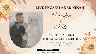 [LIVE] PROSESI AKAD NIKAH [NINDYA DAN ARBI]  02\\FEBUARI\\ 2025