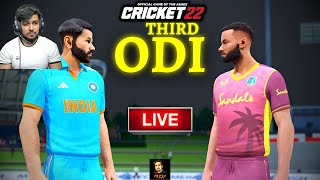 India vs West Indies 3rd ODI Match - Cricket 22 Live - RtxVivek