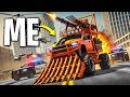 Spending 24 Hours Robbing Banks using Ramp Cars on GTA 5 RP