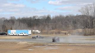 John Vosko + Wesley Harris Tandem Drift on Back Track