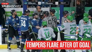ECHL Kelly Cup Finals: Oliver Chau Scores OT Winner For Everblades, Tempers Flare After Goal
