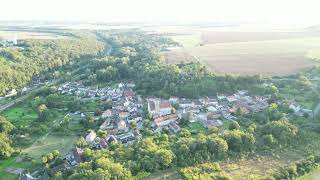 Vue aérienne en drone