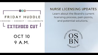 Nurse Licensing Updates with OSBN