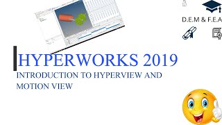 How to use Hyperworks/HyperView/MotionSolve – English Introduction Tutorial #MBD #2022Hyperworks