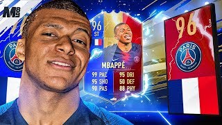 FIFA 19 TOTS MBAPPE REVIEW | 96 TOTS MBAPPE PLAYER REVIEW | FIFA 19 ULTIMATE TEAM
