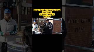 Native Canadian Sister Worships ‘NOTHING’ ! || Street Da’wah - Br. Asif #dawah #streetdawah #god