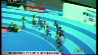 George Theodoridis, 60m race in 6.54 seconds