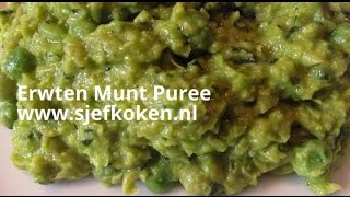 Erwten Munt Puree