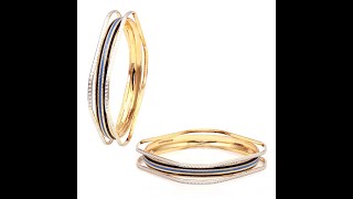 18kt Gold Exquisite Bangles