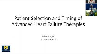 Beyond the Cut Webinar - Patient Selection and Timing of Advanced Heart Failure Therapies