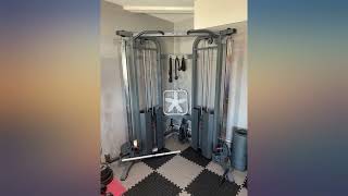 XMARK Functional Trainer Cable Machine with Dual 200 lb Weight Stacks, 19 review
