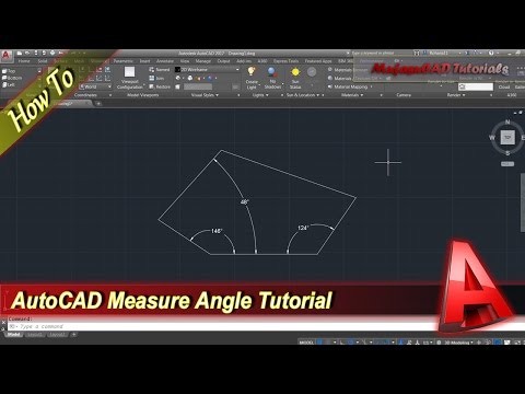 AutoCAD How To Measure Angle AutoCAD How To Measure Angle