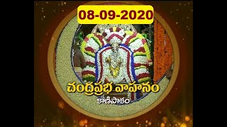 చంద్రప్రభ వాహనం  | CHANDRAPRABHA VAHANAM  | KANIPAKA BRAHMOTSAVALU | 08-09-2020 | SVBC TTD