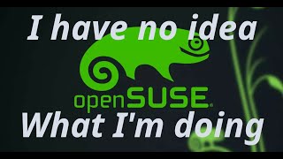 I'm Trying To Install OpenSuse Server and I Don't Know What I'm Doing