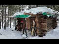 2 Months Winter Getaway Real Winter Life at Log Cabin in the Woods