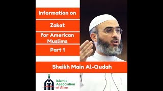 Information on Zakat for American Muslims Part 1