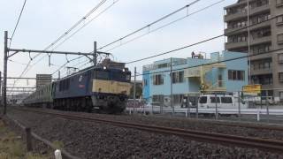 配9772ﾚ　EF64-1032+E235系　東トウ03編成　東京総合車両センター行き配給