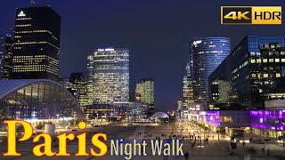 Paris walking tour 4K | Walking Around La Défense in Paris - 2021- 4K | Paris 4K | A Walk In Paris