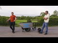 driving a 40mph wheelbarrow