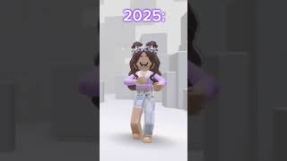 The good old days 🥲 #shorts #roblox #notinnayaroblox #edit #2018 #2025 #comparison