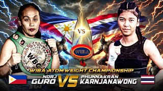 Norj Guro 🇵🇭 VS Phunnakran Singmanasak Gym 🇹🇭