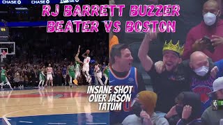 RJ Barrett Game Winner Over Jason Tatum! New York Knicks vs Boston Celtics 2022