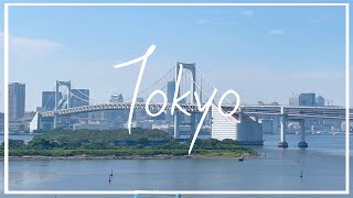 [4K] Tokyo Walk Tour - ep.2 Odaiba TGI Lunch with a view in Tokyo bay, Rainbow bridge 🏙