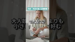 内向型チェック カウンセリング 新潟 長岡市 #Shorts #内向型 #内向的