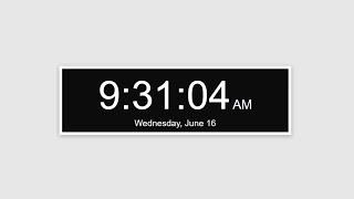 Digital Clock with Date using JavaScript, Html & CSS | Digital Clock using javascript