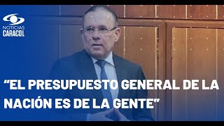 Efraín Cepeda advierte a gobierno Petro que no habrá recursos para ministerios que no ejecutan