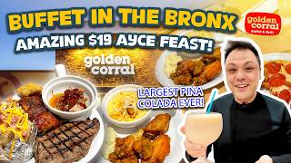 Buffet in the Bronx - Visiting the 1st Golden Corral in New York!  $19 steak & chicken feast!