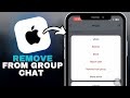 How To Remove Someone From Group Chat On iPhone in SECONDS!