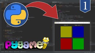 Simon Game in Python using Pygame and Object Oriented - Part 1