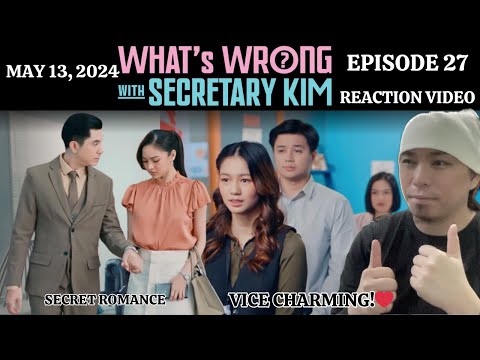 Episode 27 What's Wrong with Secretary Kim? Kim Chiu Paulo Avelino REACTION VIDEO