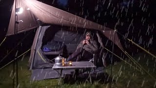 Camping in the Rain \u0026 Cold. Zempire Tent. Trangia Cooking.