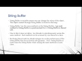 Java - Difference Beetween String, String Buffer and String Builder