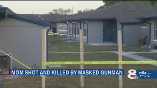 Masked man at large after breaking into Pasco home, killing woman in front of kids, officials say