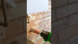 THE EASY WAY to core a hole through a wall… Eibenstock #howto #tools #plumbing