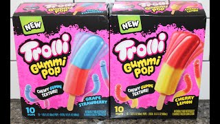 Trolli Gummi Pop: Grape Strawberry \u0026 Cherry Lemon Review + Will It Melt?