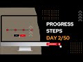 Day 2: Create Progress Steps with HTML, CSS, and JavaScript - Step-by-Step Tutorial