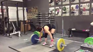 Alyssa Sulay Clean Triple 95kg at 63kg Bodyweight