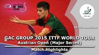 Austrian Open 2015 Highlights: KIM Minseok vs GERALDO Joao (R 64)