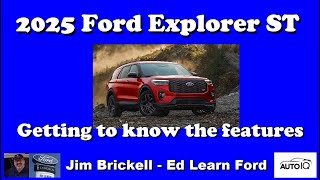 2025 Ford Explorer ST - Getting to know the features