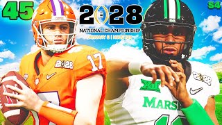 Playing Our 1st National Championship Game | Marshall Ep 45 - College Football 25