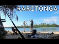 Incredible Land-Based Shore & Drone Fishing with my Wife Rarotonga Cook Islands 4K