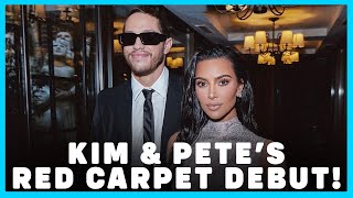 Kim Kardashian & Pete Davidson Make Red Carpet Debut at White House Correspondents' Dinner