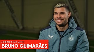 Bruno Guimarães Reveals The #1 Player He'd Sign For Newcastle! | Rapid Fire Questions