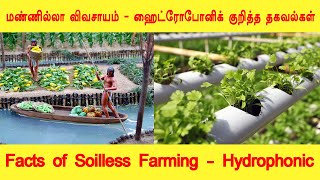 மண்ணில்லா விவசாயம்-ஹைட்ரோபோனிக் குறித்த தகவல்கள் | Soilless Farming-Hydrophonic | Tamil | Green PiX