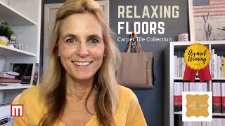 Relaxing Floors Collection AWARD WINNG Mohawk Group Carpet Tile-stress-reductive approach to design