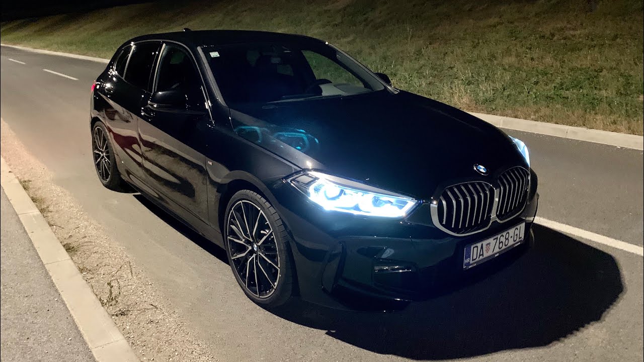 New BMW 1 Series 2021 - LED Lights Demonstration & Test (M Sport 118i ...